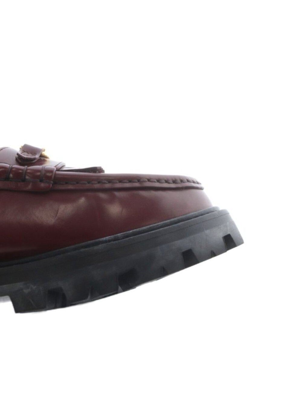 Celine Triomphe Chain Margaret Loafers Slip Ons Leather 36 Bold Yo7 SH - Picture 7 of 8